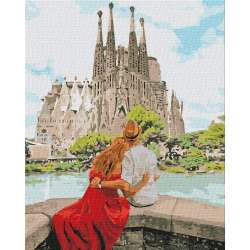 Malowanie po numerach-Romantyczna Hiszpania 40x50