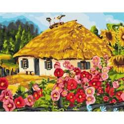 Malowanie po numerach - Malowniczy krajobraz 40x50 - 1