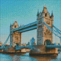Diamentowa mozaika - Tower Bridge 40x40cm - 1