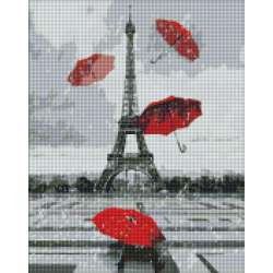 Diamentowa Mozaika - Ulubiony Paryż 40x50cm