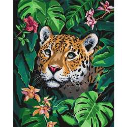 Malowanie po numerach - Wielkość dżungli 40x50cm - 1