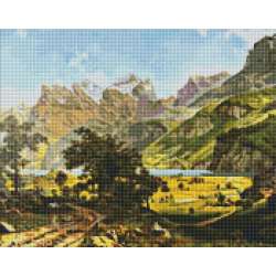 Diamentowa mozaika - Magiczny krajobraz 40x50cm