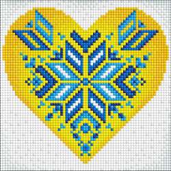 Diamentowa mozaika bez ramy - Ukraina w sercu - 1