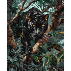 Malowanie po numerach - Pantera 40x50cm