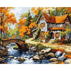 Malowanie po numerach - Harmonia natury 40x50cm - 1