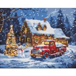 Diamentowa mozaika - Noworoczne cuda 40x50cm