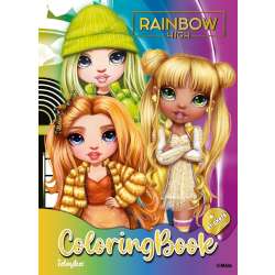 Kolorowanka z naklejkami Rainbow High ColoringBook - 1