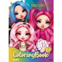 Kolorowanka z naklejkami Rainbow High ColoringBook