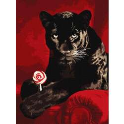 Malowanie po numerach - Słodki wygląd 30x40cm - 1