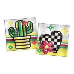 Diamentowa mozaika Kids - Kwiat i kaktus 9x9cm