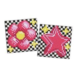 Diamentowa mozaika na magnes - LOL Kwiat 9x9cm