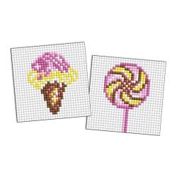 Diamentowa mozaika na magnes - LOL Lody 9x9cm