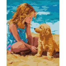 Malowanie po numerach - Przyjaciel z dzieciństwa