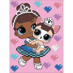 Diamnetowa mozaika - LOL Miss Baby 15x20cm