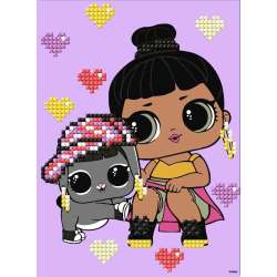 Diamentowa mozaika - LOL Honey Bun 15x20cm