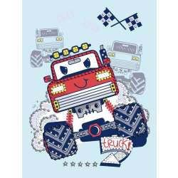 Diamentowa mozaika - Czerwony samochodzik 15x20cm