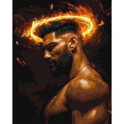 Malowanie po numerach - Profil męskości 40x50cm