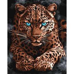 Malowanie po numerach - Dziki gepard 40x50cm