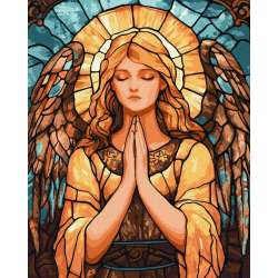 Malowanie po numerach - Witraż. Proszę niebo 40x50