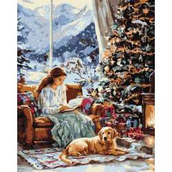 Malowanie po numerach - Chwila spokoju 40x50cm