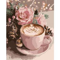 Malowanie po numerach - Noworoczna cappuccino