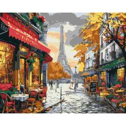 Malowanie po numerach - Urok Paryża 40x50cm