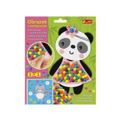 Obrazek z pomponów Panda 2w1 - 1