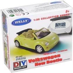 WELLY KIT 1:38 VOLKSWAGEN NEW BEETLE pull-back DO SKŁADA (23525) - 3