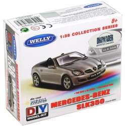 WELLY KIT 1:38 MERCEDED-BENZ SLK350 pull-back DO SKŁADA. (23585) - 4