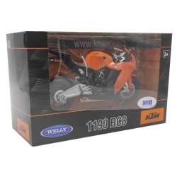 WELLY 1:10 MOTOCYKL KTM 1190 RC8 POMARAŃCZOWO-CZARNY (62806) - 6