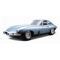 Jaguar E Coupe 1961 Silver Blue 1:18 BBURAGO