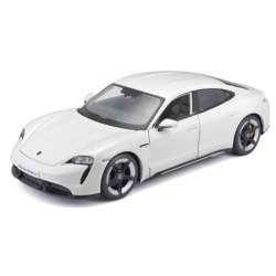 Bburago 1:24 Porsche Taycan TURBO S - białe