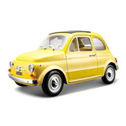 Bburago 1:24 Fiat 500 F 1965 -żółty (18-22098)