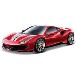 Bburago 1:24 Ferrari 488 Pista -czerwony (26026) - 2