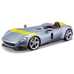 Bburago 1:24 Ferrari Monza SP1 -srebrny z żółtym paskiem