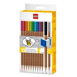 Kredki LEGO z klockiem mocującym 12 szt. (52064)