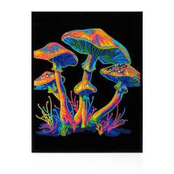 Diamond Dotz - Adults Flocked Neon Mushrooms