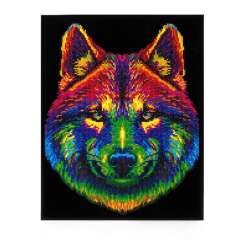 Diamond Dotz - Adults Flocked Neon Wolf