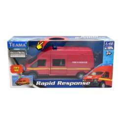 Auto ratunkowe 1:48 czerwone TEAMA (001-31482 CZERWONE) - 1