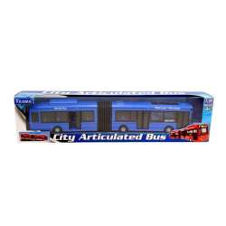 Autobus miejski przegubowy 1:48 niebieski TEAMA (001-60322 NIEBIESKI) - 1