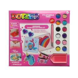 PROMO Haft diamentowy Diamond Dotz Zestaw dla dziewczynek obrazki, naklejki, bransoletki DTZ10001 Diamentowa m (018-DTZ10001)