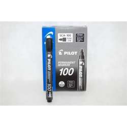 Marker permanentny SCA-100 czarny (12szt) PILOT