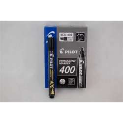 Marker permanentny SCA-400 czarny (12szt) PILOT