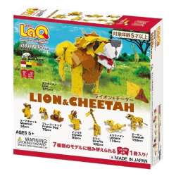 Klocki japońskie LaQ Animal World Lion and Cheetah - 1