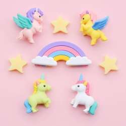 Zestaw gumki do ścierania puzzle Unicorn&Pegasus - 1
