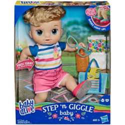 Baby Alive Step n Giggle chłopiec (blondyn) E5244 HASBRO (E5244 PL00) - 1