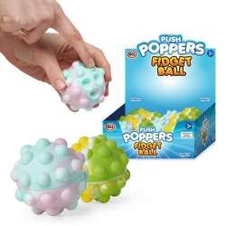 Kolorowa piłeczka z bąbelkami do wciskania Pop it - 1