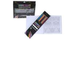 Colour therapy -zestaw z 12 kredkami w pudełku (P384034) - 8