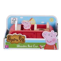 PROMO Peppa Pig - Drewniany samochód z figurką Świnka Peppa 07208 (PEP 07208) - 1