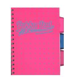 Project Book Neon Dots A5/100K kratka róż (3szt) - 1